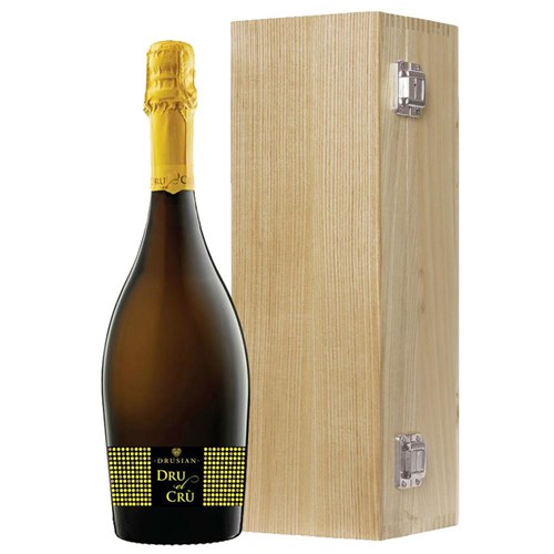 Drusian Spumante Dru el Cru Prosecco in Luxury Oak Box